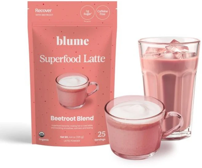 카카오 초콜릿 파우더 가루 분말 Blume 블룸 슈퍼푸드 라떼 레이시 핫 버섯 코코아 커피 강화제 비건 케토 친화적, 비트루트, 125g, 1 - 쿠팡
