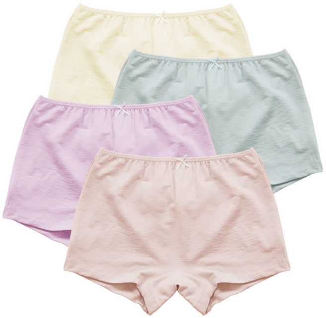 물랑루즈 찰랑 인견 드로즈 사각팬티 4종 여아동