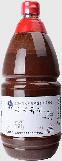 꽁치 육젓1.8L 만능양념장 꽃젓갈, 1.8L, 1개