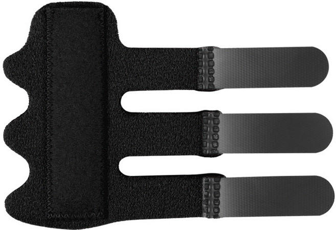 손가락 보호 관절보호 마디보호대, 블랙, 2개