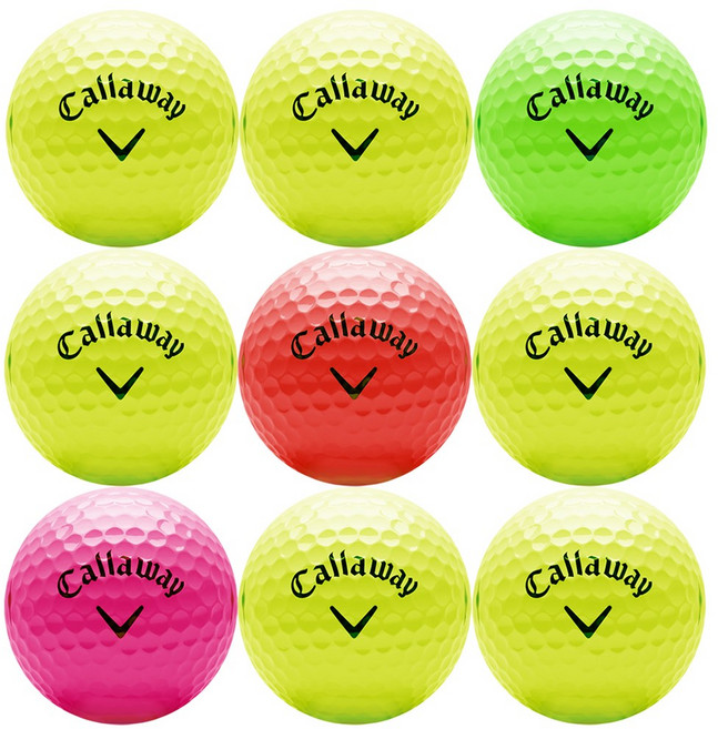 [샤인로스트볼] 캘러웨이 칼라 [특/A+등급], 1세트, 30개입, 컬러