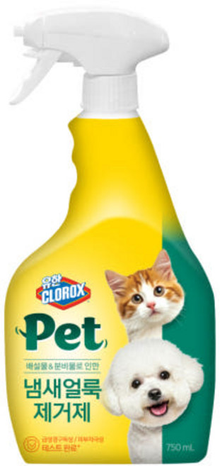 유한락스 PET MESS REMOVER 탈취제, 6개, 750ml