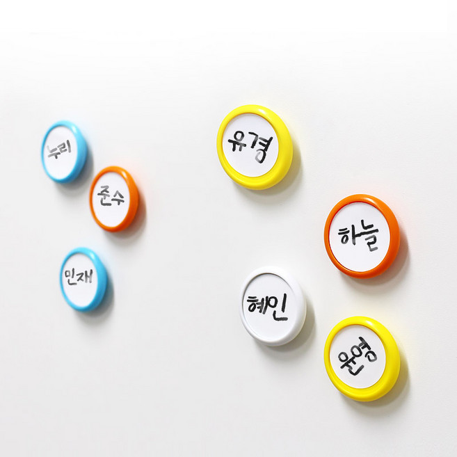 마그피아 네임자석홀더 스티커형 30입 이름표자석 혼합(MNSH30S), 1개