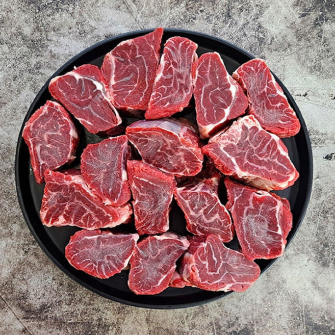 미국산 쇠고기 아롱사태 국거리 수육용 5cm 두께 5kg, 1개