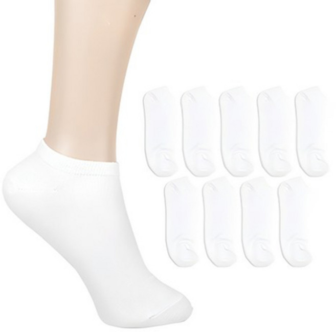 더베이직 여성용 프리미엄 스니커즈 발목 양말