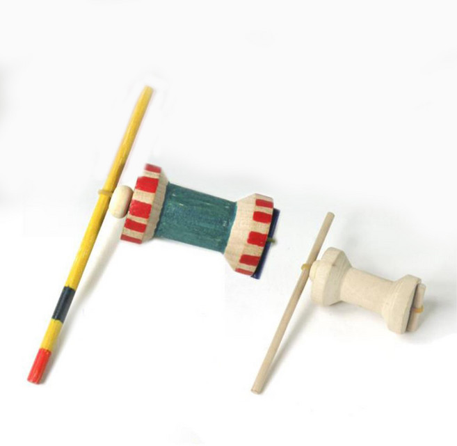 [아페페] 전통놀이 고무줄 나무 굴렁쇠 만들기 꾸미기 3개 diy만들기 ID5475-3