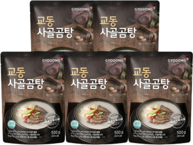 교동식품 사골곰탕, 500g, 5개