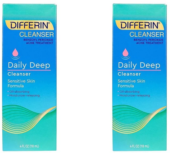 Differin 디페린 Daily Deep Cleanser 118ml 2팩 - 쿠팡