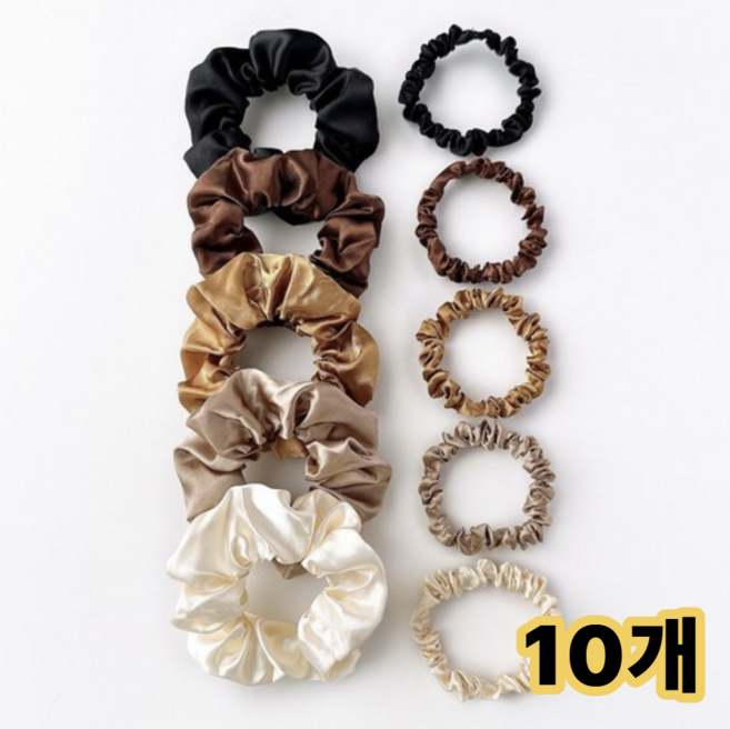 리브온 감성 곱창 머리끈 세트 데일리 헤어밴드 10P 세트