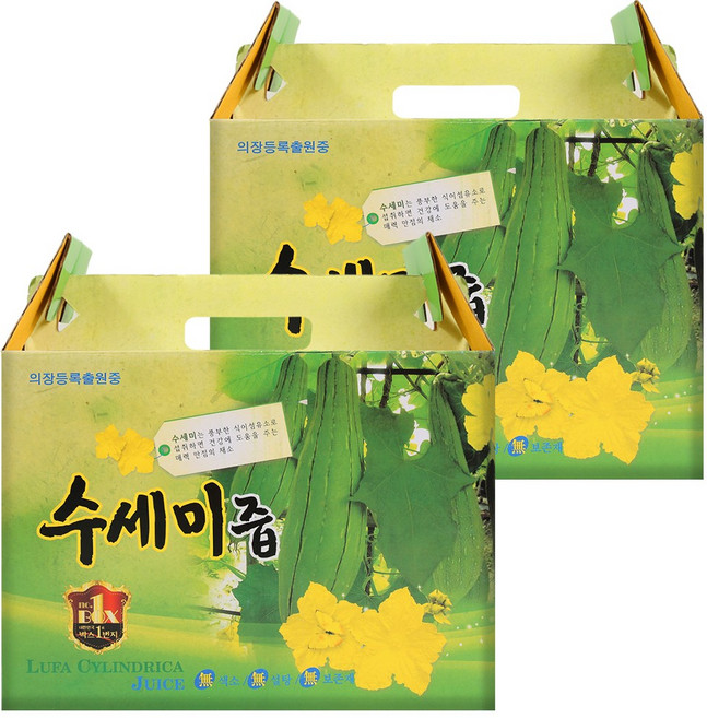 건강중심 국산 수세미즙 엑기스 수세미차, 120개, 100ml