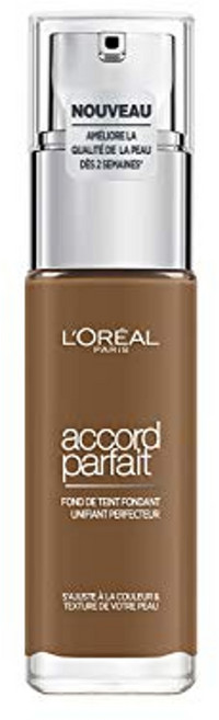 로레알 파리 어코드 파르페 - 중간 피부에서 어두운 피부 베이스메이크업, Doré Fonce 도레 폰세, 1개