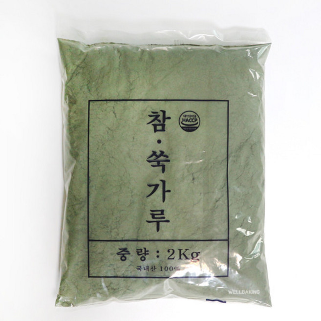 웰베이킹 국산 쑥 가루 2kg, 1개