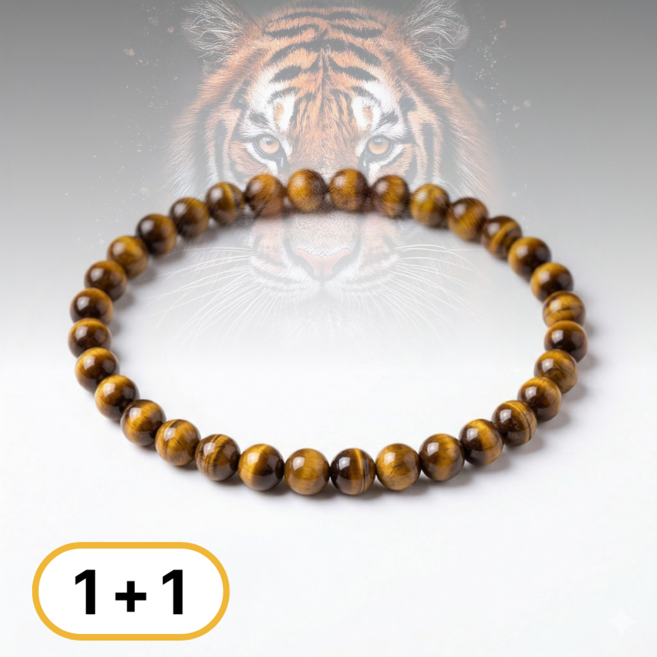 [1+1] 호안석 팔찌 원석 재물운 행운 천연석 8mm