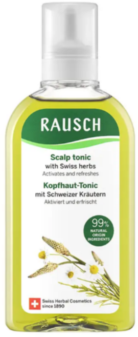 RAUSCH[정수리냄새케어/두피열감진정]라우쉬 스위스 허벌 헤어 토닉, 1개, 200ml