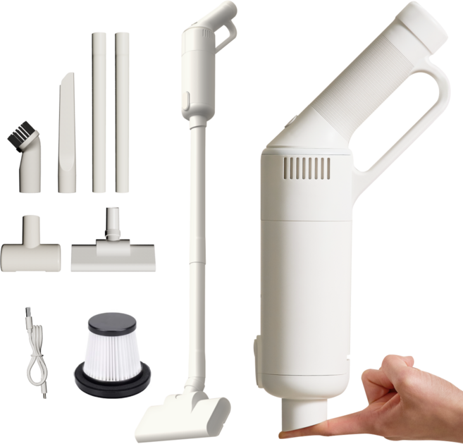 에어르 무선 미니 청소기 차량 핸디 소형 저렴한 머리카락 가벼운 M3, 1개