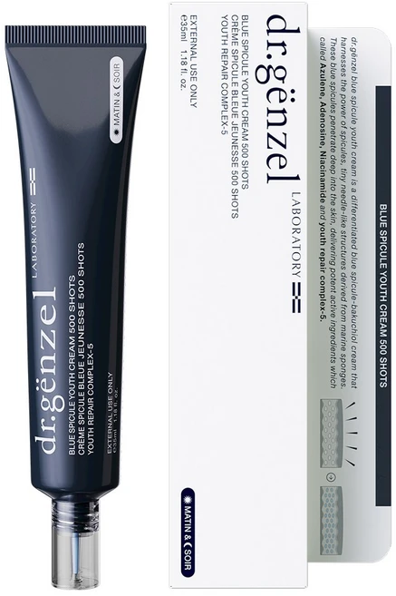 닥터겐첼 블루 스피큘 주름개선 크림 4세대 레티놀 5종 EGF 니들샷 수분 보습 미백 기미 잡티 나이아신아마이드, 1개, 35g - 쿠팡