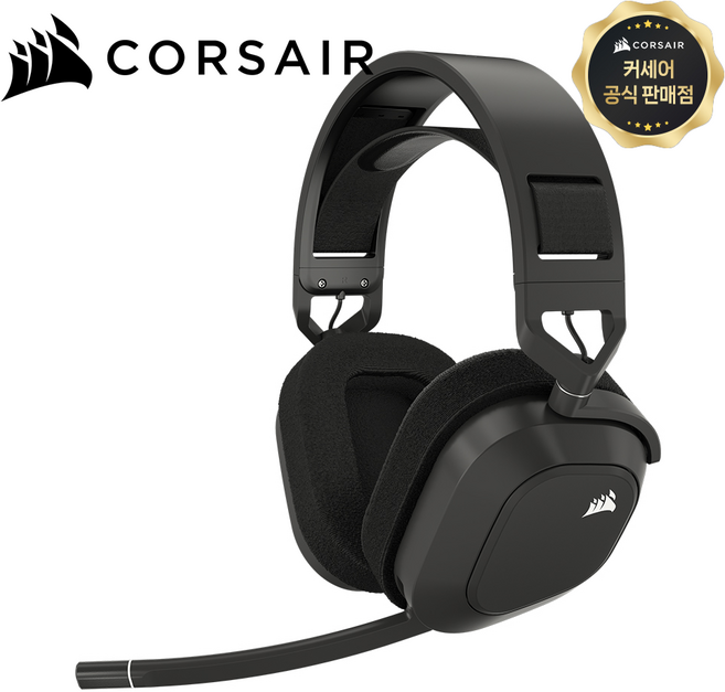 커세어 HS80 MAX RGB 무선 게이밍 헤드셋, (CORSAIR) HS80 MAX 무선, 스틸그레이