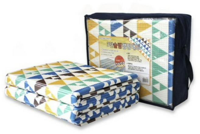 3단 슬림 캠핑매트, 혼합색상