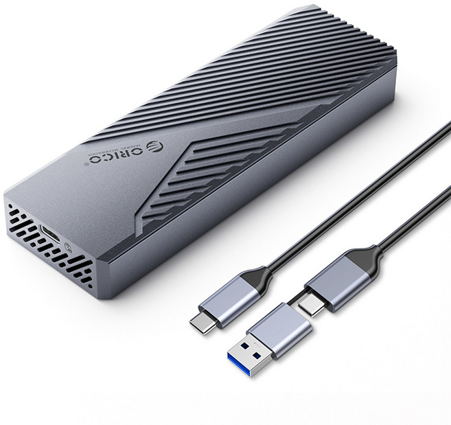 오리코 썬더볼트 4/3 호환 40Gbps M.2 NVMe 외장 SSD 케이스 CNM2-U4, 1개