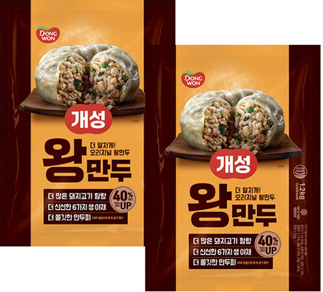 동원 개성왕만두, 1.2kg, 2개