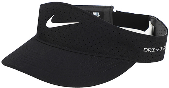 나이키 DRI-FIT ADV TENNIS 선바이저 데일리모자 패션모자 썬캡, Black, 1개