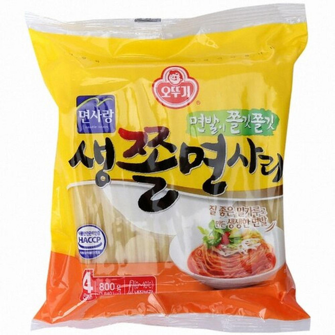 오뚜기 생쫄면사리, 800g, 4개