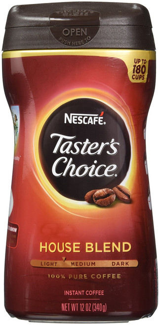 네스카페 테이스터스 초이스 인스턴트 커피 12온스 Nescafe Taster's Choice Instant Coffee 12 Ounce, 1개, 1.5kg