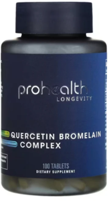 프로헬스 퀘세틴 브로멜라인 컴플렉스 타블렛, 1개, 100정 - 쿠팡
