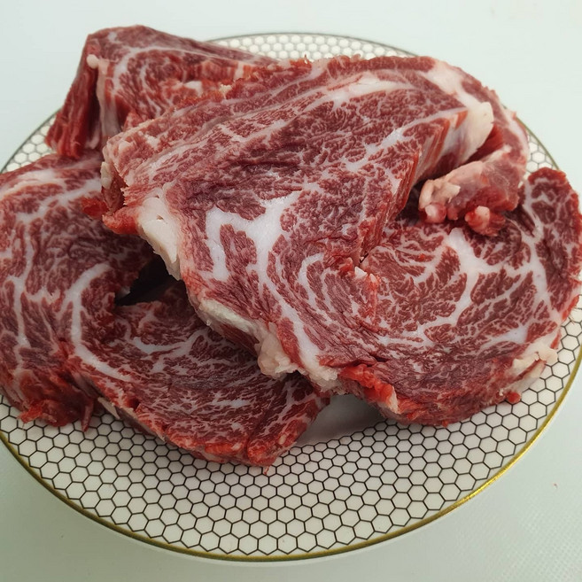 1등급 이상 한우 새우살 200g 로스 구이용 캠핑요리 소고기 쇠고기 한우 암소 거세, 1개