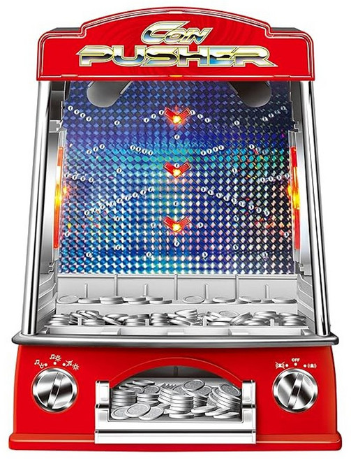 聲光迷你推幣機 桌上型遊樂機, SLW-856, 1個