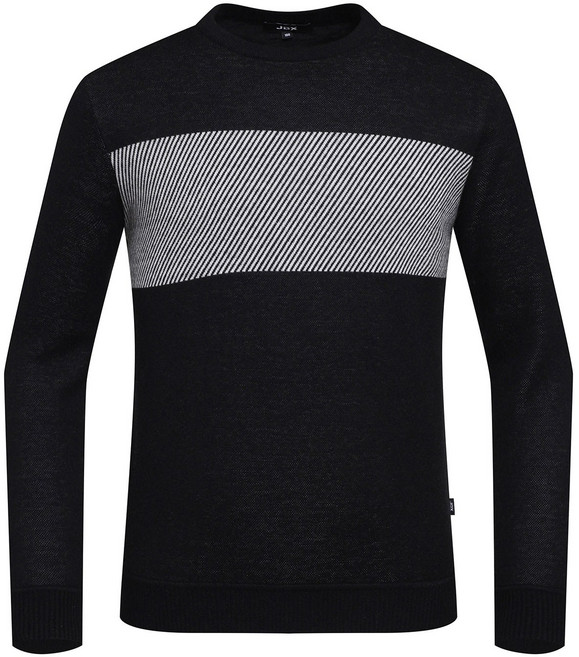 [JDX] 남성 워셔블 소프트 라운드 니트(X2SPU4351BK)