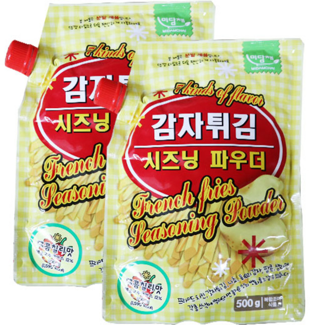 미담채 감자튀김 시즈닝 파우더 매콤칠리맛500g 10개 1박스, 500g