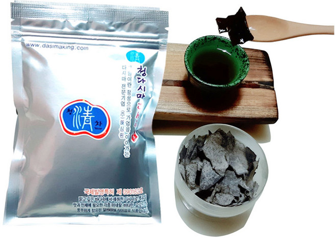 부드러운 청 다시마차 국산 전통 건강 몸에좋은 차 100g 약50잔분, 1개, 1개, 1개입