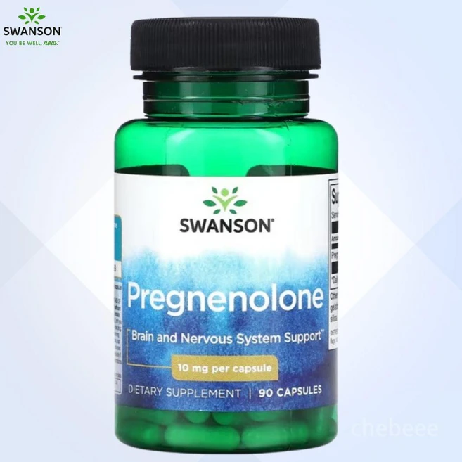 스완슨 프레그네놀론 10mg 90캡슐 Pregnenolone, 1개, 90정 - 쿠팡