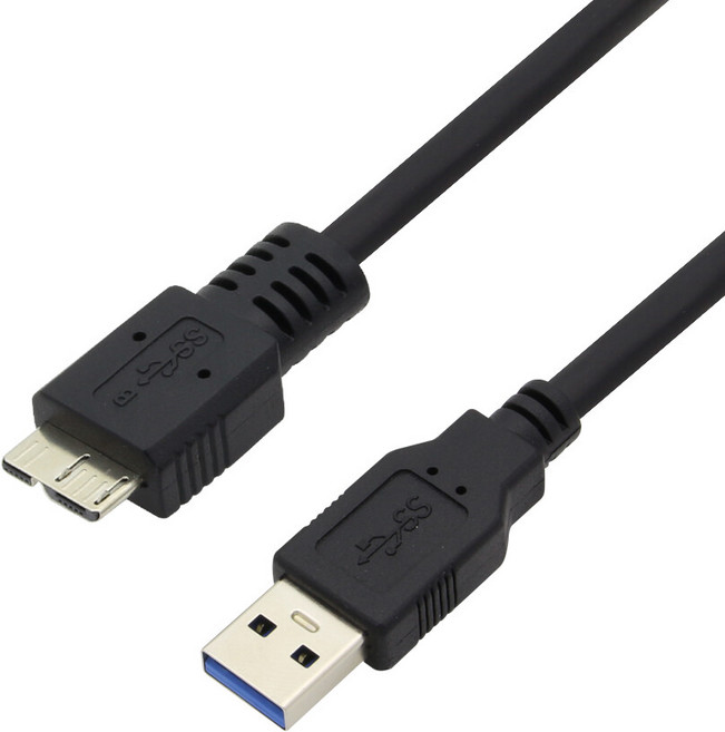 USB 3.0 A to 마이크로B 외장하드 케이블, 1개, 0.5m