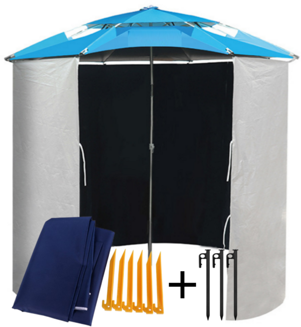 파라솔바람막이 낚시파라솔 가림막 파라솔월 야외용 대형 비치 우산 파라솔 방풍 방수 바람막이