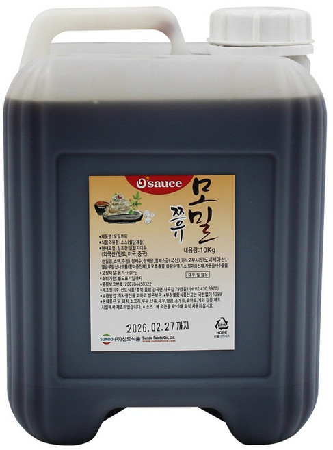 모밀 쯔유 10kg 메밀소바, 15L, 1개