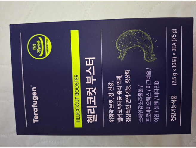 테라퓨젠 헬리코컷 부스터, 2.5g, 60개