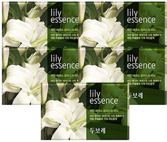 두보레 백합 모이스처라이징 바, 100g, 5개