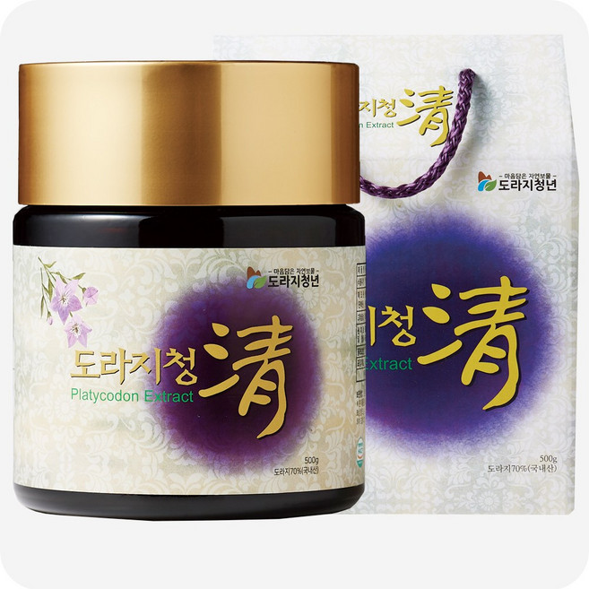 서민갑부 국산도라지100% 배 도라지청 500g 4병