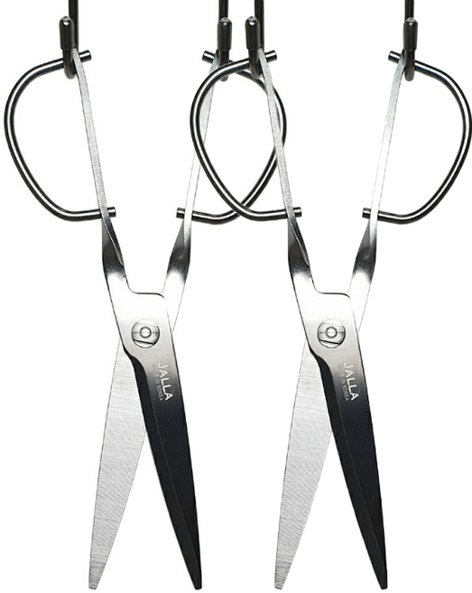 국산 잘라가위 올스텐 분리형 주방 이유식 캠핑용 위생가위 + 다용도후크고리, 2개, 실버잘라가위