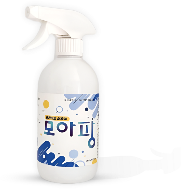 모아팡 바퀴벌레 퇴치 날파리 개미 살충제 권연벌레 진드기 빈대 초파리싹 500ml, 1개, 1개입