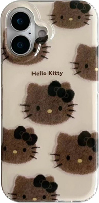 트랜픽 브라운 키티 아이폰케이스