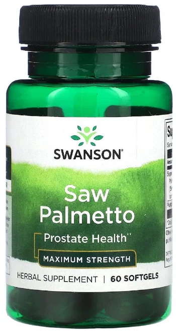 스완슨 소팔매토 맥시멈스트랭스 쏘팔매토 효능 소팔메토 60정 남편선물 Saw Palmetto, 1개 - 쿠팡