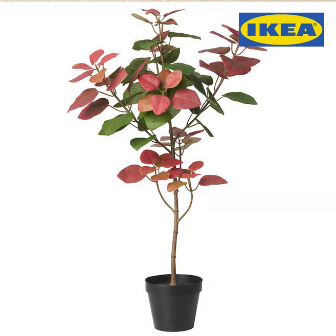 이케아 페이카 인조식물 조화나무 가을 낙엽 12 cm 606.014.71 화분미포함, 안개나무, 1개