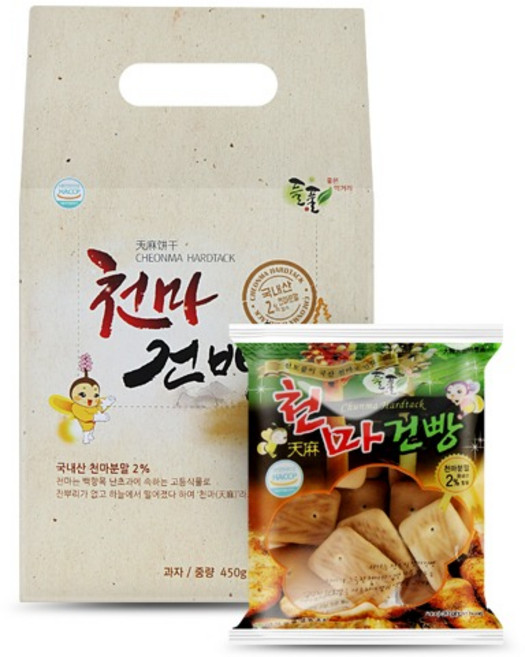 [안성들풀] 천마건빵 선물세트, 15개, 30g