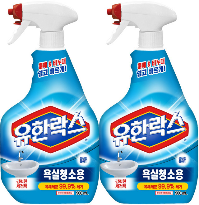 유한락스 욕실청소용 세정제, 900ml, 6개