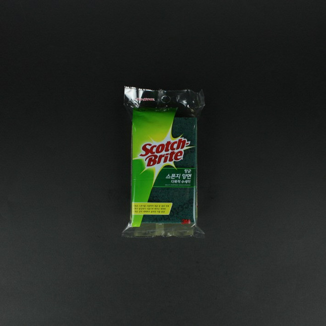 3M-항균 스폰지 양면 수세미(대), 1개