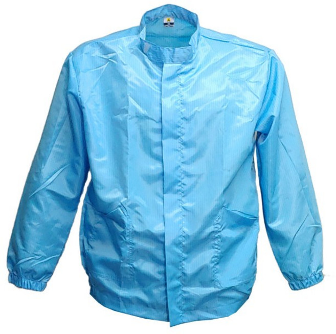 MK 제전복 방진복 상의 C카라, XL, 상의C_스카이블루, 1개