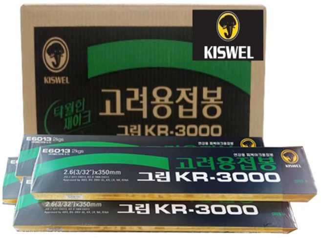 아크철용접봉/2.6mm/3.2mm/ 고려용접봉 2KG /KR3000, 3.2mm, 1개